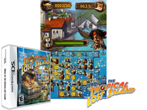 Jewels of the Tropical Lost Island (USA) (En,Fr,Es) Cover